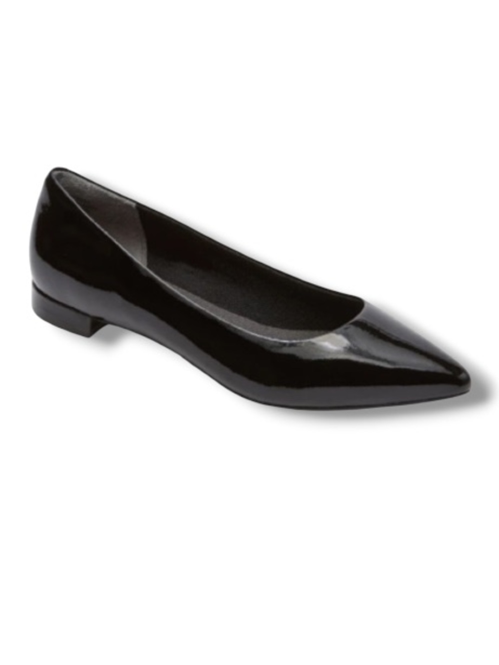 Rockport Women’s Total Motion Adelyn Ballet Black Patent Comfort Dressy Shoes